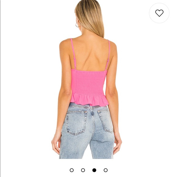superdown Tops - Superdown Ruffle Pink Cami